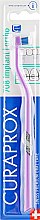 Монопучкова зубна щітка "Single CS 708", фіолетово-синя - Curaprox — фото N1