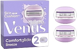 Сменные кассеты для бритья, 2 шт. - Gillette Venus Breeze — фото N1