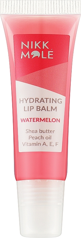 Зволожувальний бальзам для губ з кавуном - Nikk Mole Shining Lip Balm Watermelon — фото N1