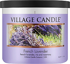 Духи, Парфюмерия, косметика Ароматическая свеча "Французская лаванда" - Village Candle French Lavender