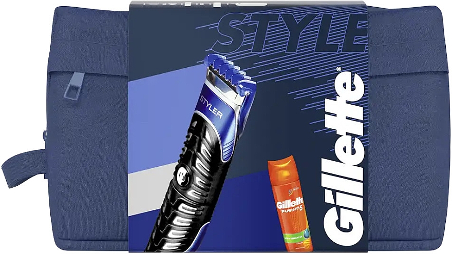 Набор - Gillette Fusion ProGlide Styler (styler + shave/gel/200ml) — фото N1