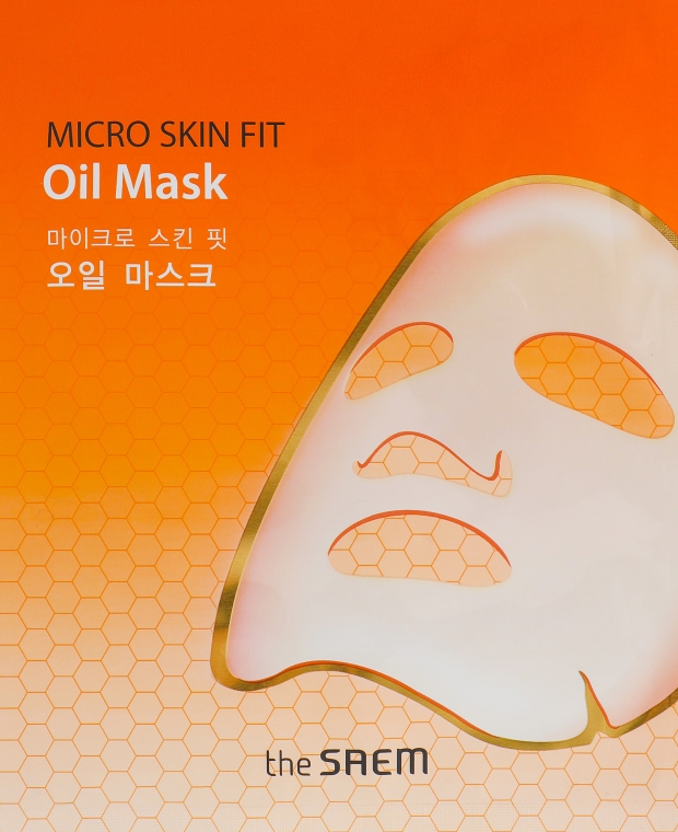 Тканевая маска для лица - The Saem Micro Skin Fit Oil Mask — фото N1
