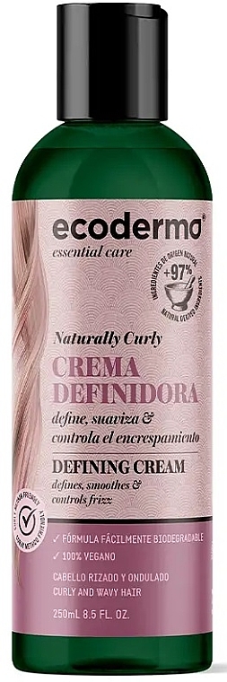 Крем для укладання в'юнкого волосся - Ecoderma Naturally Curly Defining Cream — фото N1