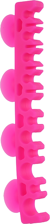 Силиконовая сушилка для кистей, ярко-розовая - Tools For Beauty MiMo Makeup Brush Drying Rack Hot Pink