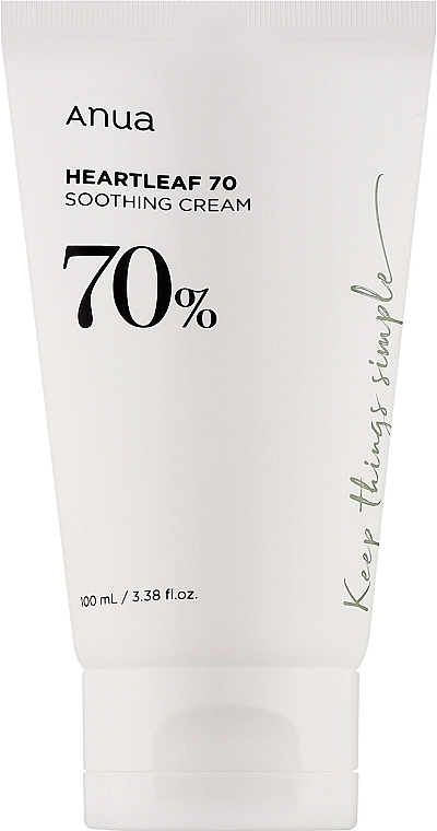 Успокаивающий крем для лица - Anua Heartleaf 70% Soothing Cream — фото N1