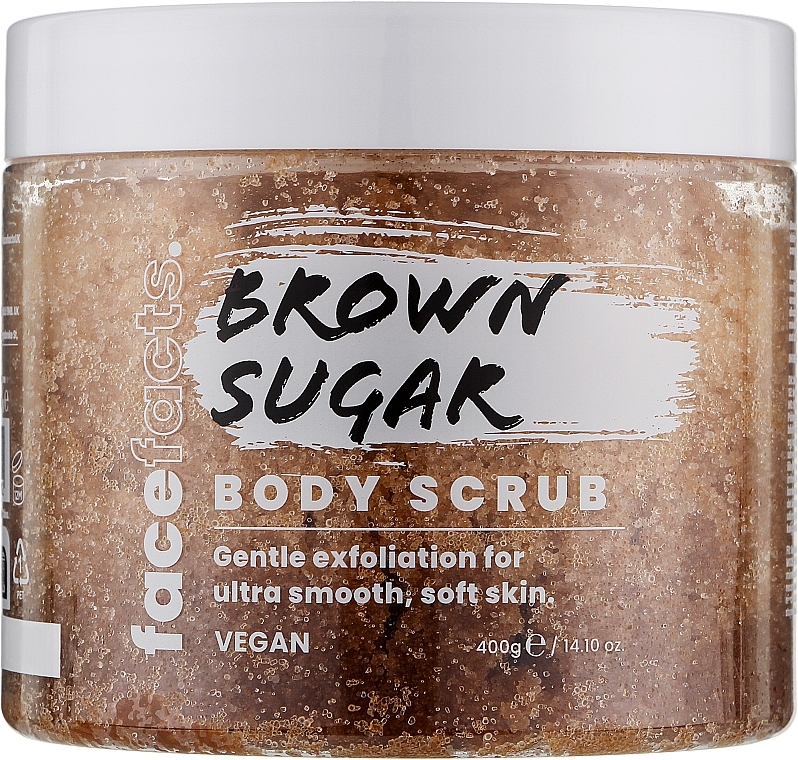 Скраб для тіла «Коричневий цукор» - Face Facts Body Scrubs Brown Sugar — фото N1