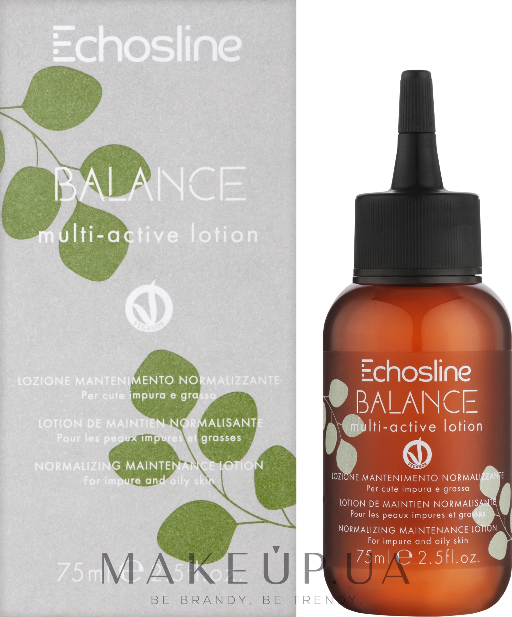 Лосьйон для шкіри голови - Echosline Balance Multi-Active Lotion — фото 75ml