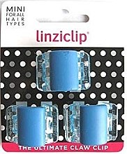 Духи, Парфюмерия, косметика Заколка для волос, 3шт - Linziclip Mini Hair Clip Matt Blue