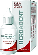 Парфумерія, косметика Рідина на травах для догляду за яснами - Herbadent Professional Herbal Gum Solution