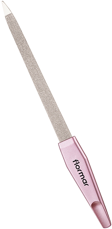 Металлическая пилочка для ногтей, розовая - Flormar — фото N1