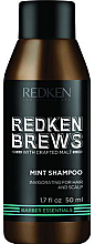 Духи, Парфюмерия, косметика Шампунь для волос - Redken Brews Mint Shampoo (мини)