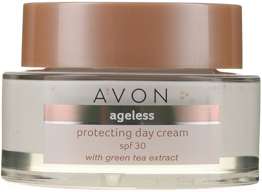 Денний захисний крем для обличчя з екстрактом зеленого чаю - Avon Ageless Protacting Day Cream SPF 30 — фото N1