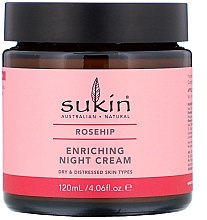 Духи, Парфюмерия, косметика Питательный ночной крем - Sukin Rosehip Enriching Night Cream 