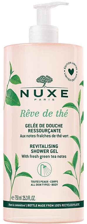 Відновлювальний гель для душу, з дозатором - Nuxe Body Reve de The Revitalizing Shower Gel — фото N1