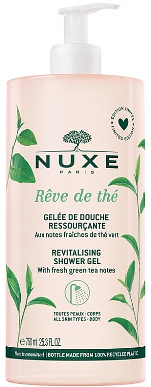 Восстанавливающий гель для душа, с дозатором - Nuxe Body Reve de The Revitalizing Shower Gel — фото N1