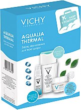 Духи, Парфюмерия, косметика УЦЕНКА Набор для путешествия - Vichy Aqualia Thermal (micel/water/100ml + gel/10ml + gel/cr/15ml) *