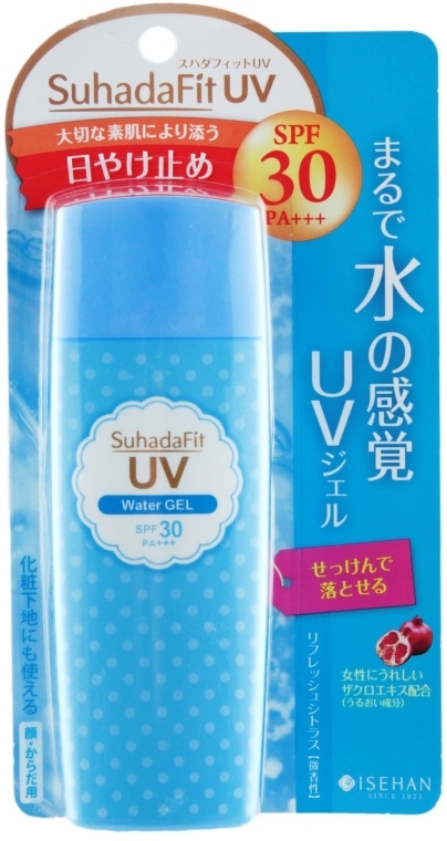 Солнцезащитный гель на водной основе SPF30 - Isehan Suhad Fit UV Water Gel