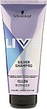Шампунь-нейтралізатор жовтизни - Live Silver Purple Shampoo Yellow Neutralizer — фото N1