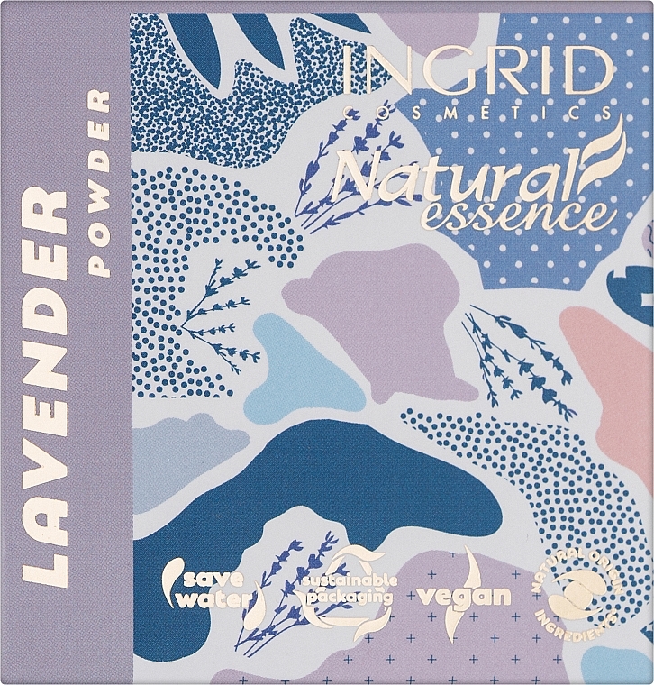 Матирующая лавандовая пудра для лица - Ingrid Cosmetics Natural Essence Mattifying Lavender Powder — фото N2