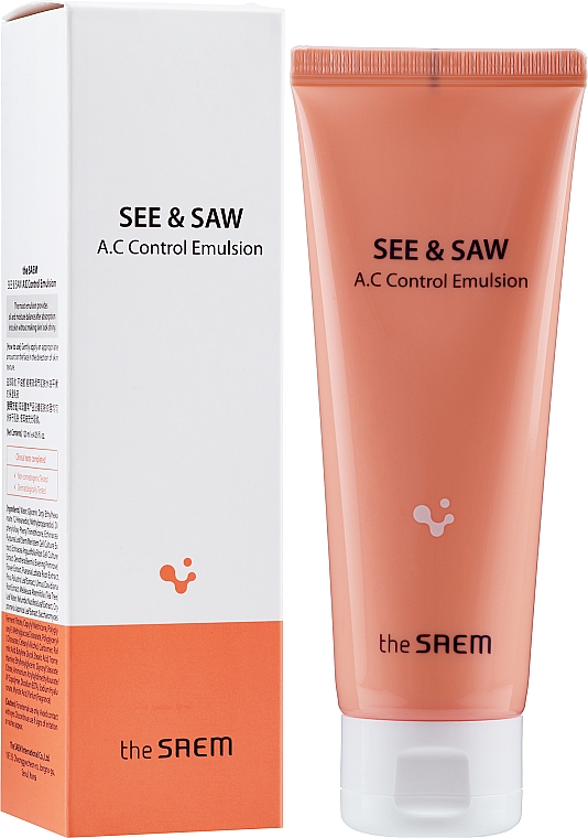 Эмульсия для проблемной кожи лица - The Saem See & Saw A.C Control Emulsion — фото N2