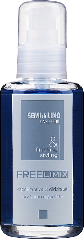 Олія для волосся, лляна - Freelimix Semi Di Lino Linseed Oil For Dry And Damaged Hair — фото N2