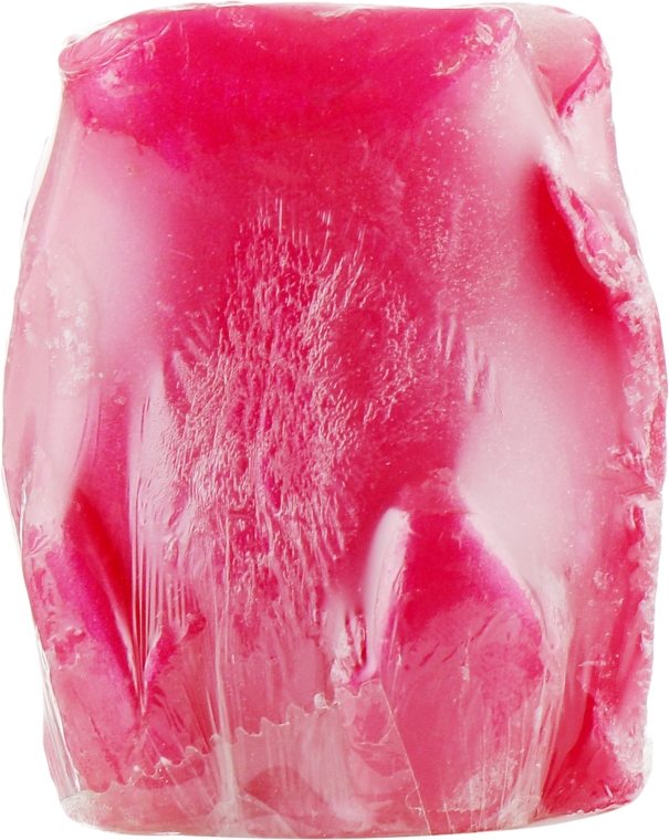 Глицериновое мыло ручной работы "Бутон розы", красное - BioFresh Rose Blossom Glycerin Soap  — фото N2