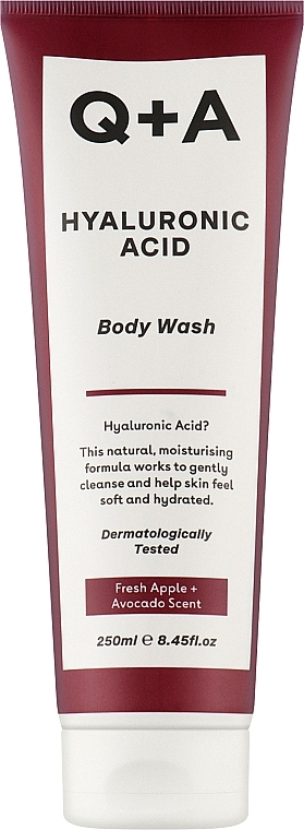 Очищуючий гель для тіла з гіалуроновою кислотою - Q+A Hyaluronic Acid Body Wash