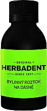 Трав'яний розчин для лікування ясен - Herbadent Original — фото N1