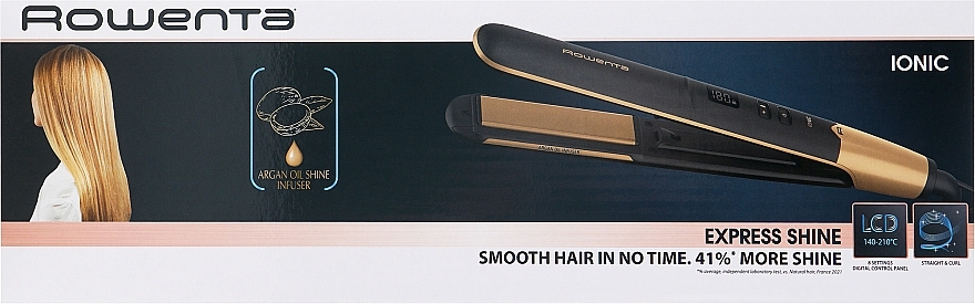 Выпрямитель для волос - Rowenta Express Shine Argan Oil SF4630F0 — фото N2