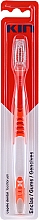 Парфумерія, косметика Зубна щітка для ясен середня, червоний - Kin Gums