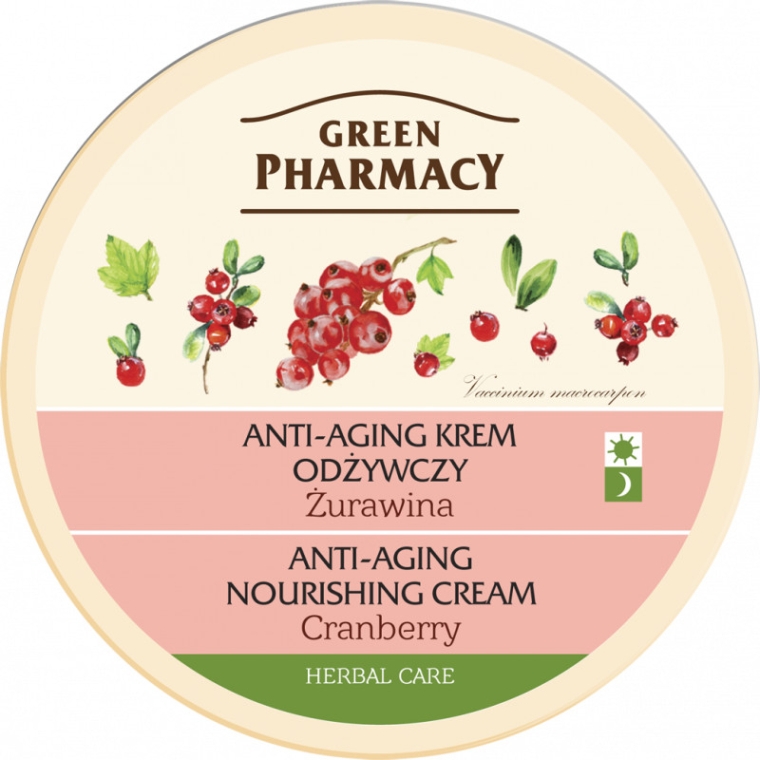 Крем для лица "Клюква" - Green Pharmacy Anti-Aging Cranberry Nourishing Cream — фото N2