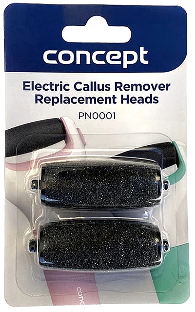 Змінні ролики для електричної пилки - Concept PN0001/PN1000 Electric Callus Remover Replacement Heads — фото N1