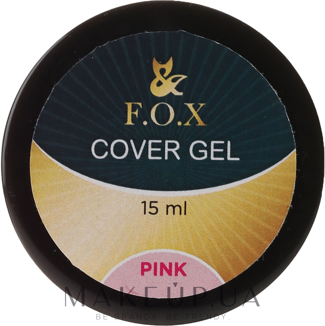 Моделирующий гель - F.O.X Cover Gel Pink — фото 15ml