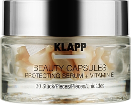 Духи, Парфюмерия, косметика Капсулы красоты с защитной сывороткой для лица - Klapp Beauty Capsules Protecting Serum + Vitamin E