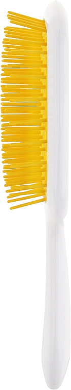 Щітка для волосся, біла з жовтим - Janeke Superbrush The Original White Yellow — фото N2