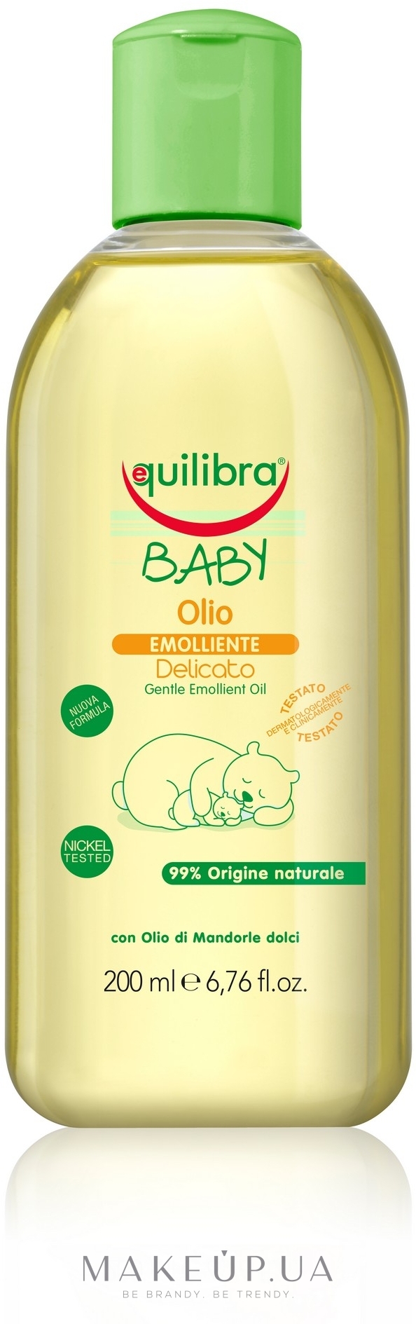 Натуральна пом'якшувальна олія для дітей - Equilibra Baby Soothing Natural Oil — фото 200ml