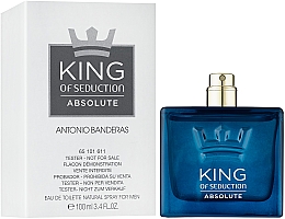 Antonio Banderas King of Seduction Absolute - Туалетная вода (тестер без крышечки) — фото N2