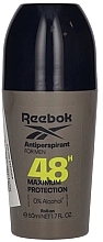 Дезодорант-антиперспирант шариковый "Максимальная защита" - Reebok Maximum Protection Roll-on Men's Deodorant Antiperspirant — фото N1