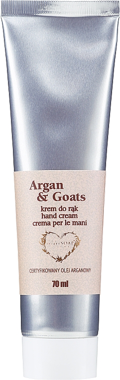 Крем для рук "Аргана и козье молоко" - Soap&Friends Argan & Goats Hand Cream — фото N1