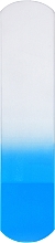 Пилочка кришталева для нігтів 08-1602, 160 мм, прозоро-блакитна - SPL — фото N1
