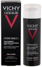 Зволожуючий крем для обличчя і повік - Vichy Homme Hydra Mag C+ Anti-Fatigue Hydrating Care — фото N1