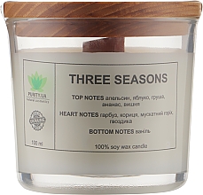 Аромасвеча "Three Seasons", в стакане - Purity Candle — фото N1