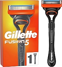 Бритва з 1 змінною касетою - Gillette Fusion — фото N1