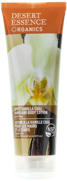 Лосьон для рук и тела "Стручковая ваниль" - Desert Essence Vanilla Chai Hand & Body Lotion