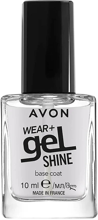Безбарвне фінішне покриття для нігтів - Avon Wear Gel Shine Top Coat — фото N1