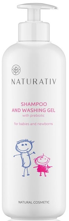 Шампунь и гель для мытья для младенцев - Naturativ Shampoo and Washing Gel For Infants and Babies — фото N3
