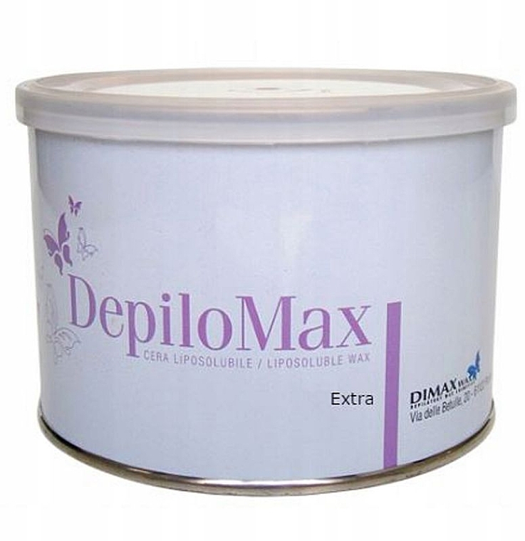 Воск для депиляции в банке зеленый - DimaxWax DepiloMax Liposoluble Green Wax Extra — фото N1