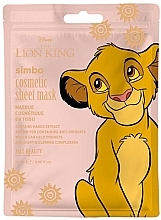 Маска для обличчя з екстрактом манго - Mad Beauty Disney The Lion King Simba Cosmetic Sheet Mask — фото N1