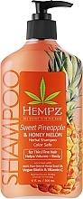 Шампунь для объема "Ананас и медовая дыня" - Hempz Sweet Pineapple And Honey Melon Herbal Volumizing Shampoo — фото N1