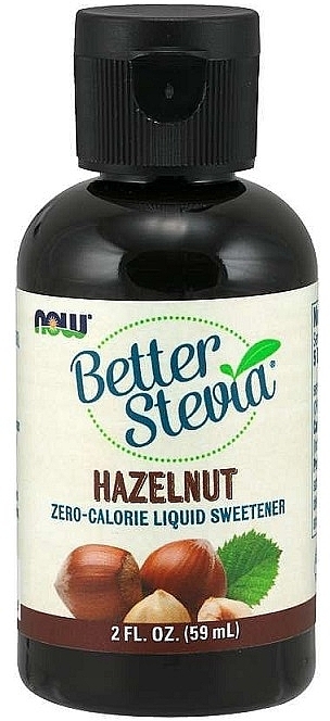 Рідкий підсолоджувач "Лісовий горіх" - Now Foods Better Stevia Liquid Hazelnut — фото N1